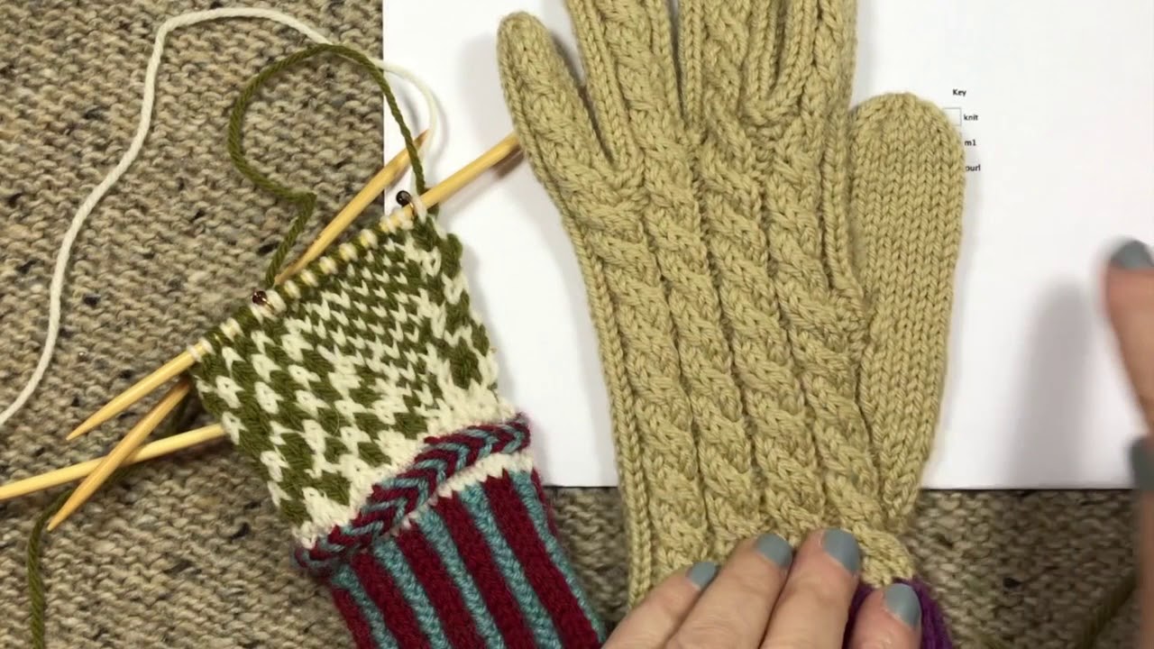 Build a thumb gore on a mitten