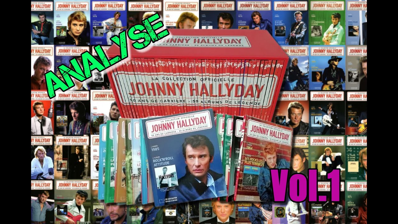 Johnny Hallyday - Coffret collection officielle 50 ans de carrière 50 albums de légende - Vol 1