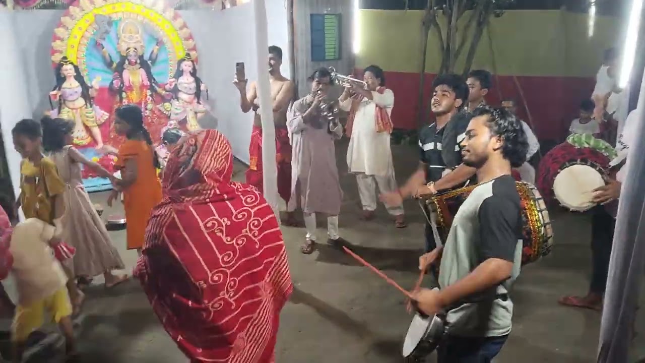 #কালী #পূজা #ঢাকের #বাদ্য #আরতি 🌺🌺#জয়মা