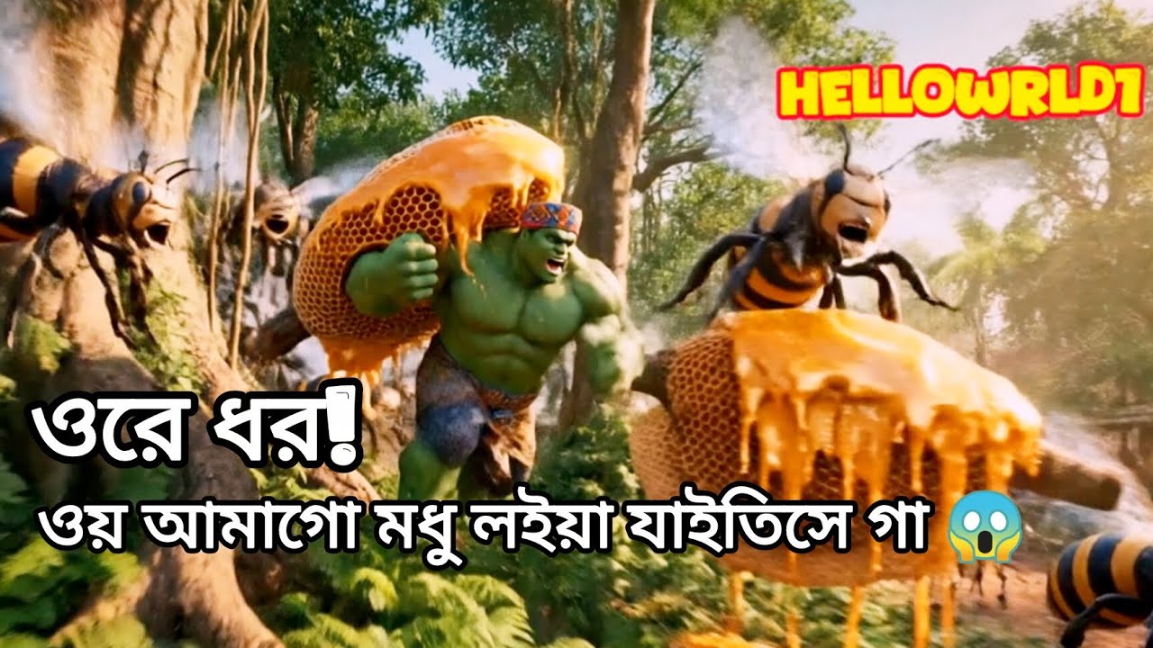 আইলসা হুলকের দাদির ঠান্ডা! হুলকের মধু সংগ্রহ অভিযান 🍯🔥