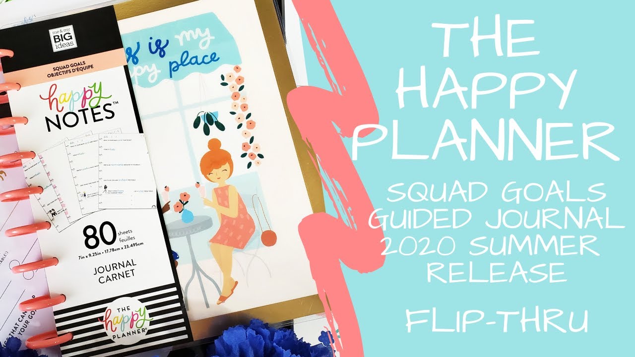 Squad Goals Guided Journal | Flip-thru | The Happy Planner | 2020 Release