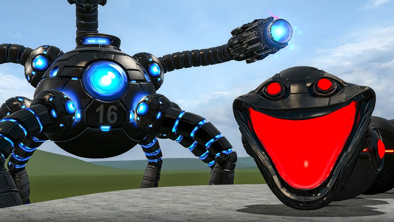 OMNIWORM VS NEW ELECTRIFIED OMNIDROID V.16! — The Incredibles Roblox in Garry’s Mod