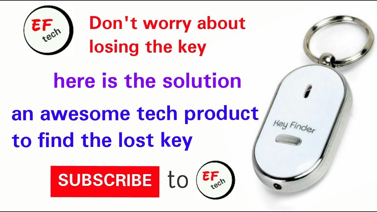 Find your lost key easily - Key finder keychain