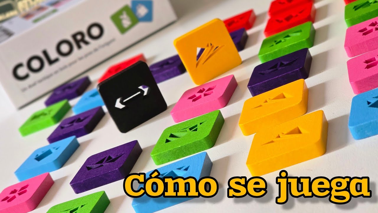 COLORO - Juego de mesa abstracto para dos - Cómo jugar y partida - Steffen Spiele & Helvetiq 