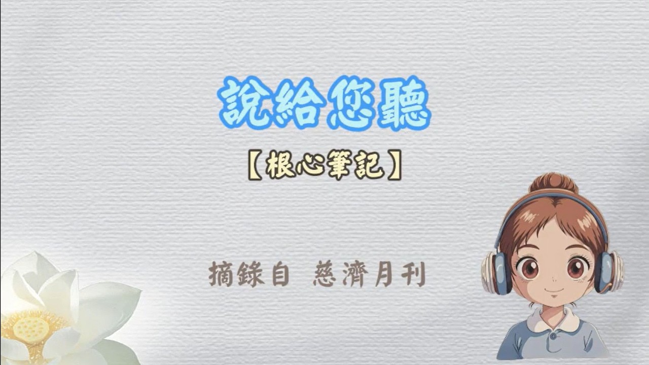 🌱說給您聽【根心筆記】20260312 #嚀聽 #慈濟宗 #靜思法脈 #說給您聽 #唸出佛心 #卍