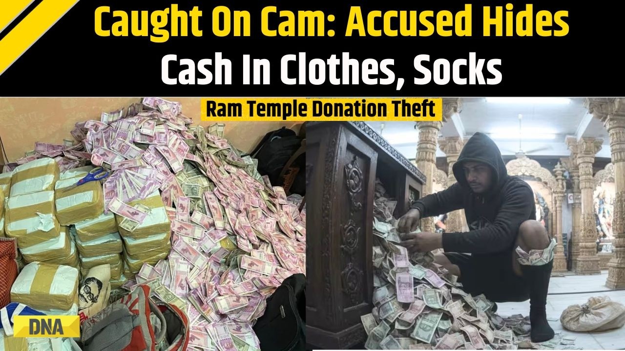 Ram Mandir News: Footage Shows Accused Hiding Cash In Clothes, Socks | Ram Temple Donation Theft