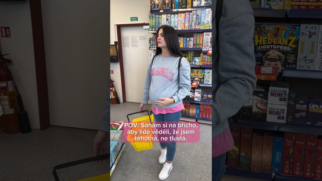 Kdyby to někdo nepoznal, jsem těhotn&aacute; ❤️🤭😜 #tretitehotenstvi #tehotenstvi
