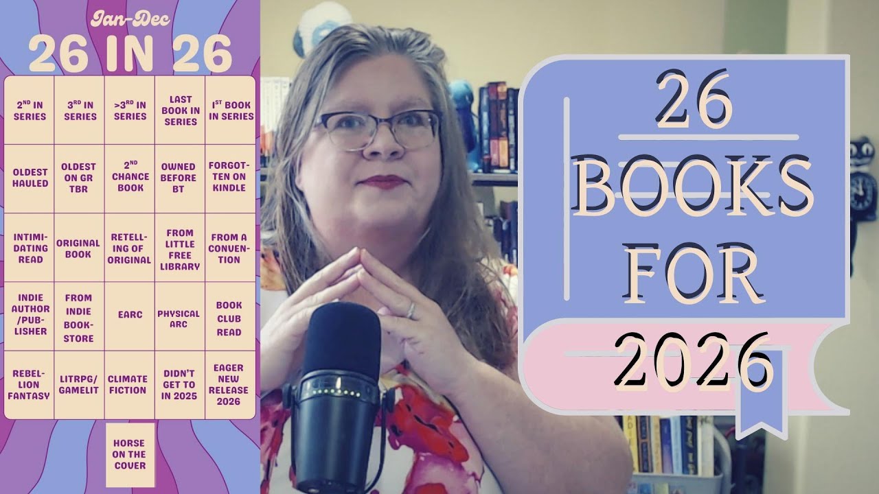 26 книг на 2026 год | Персональный читательский челлендж к Новому году