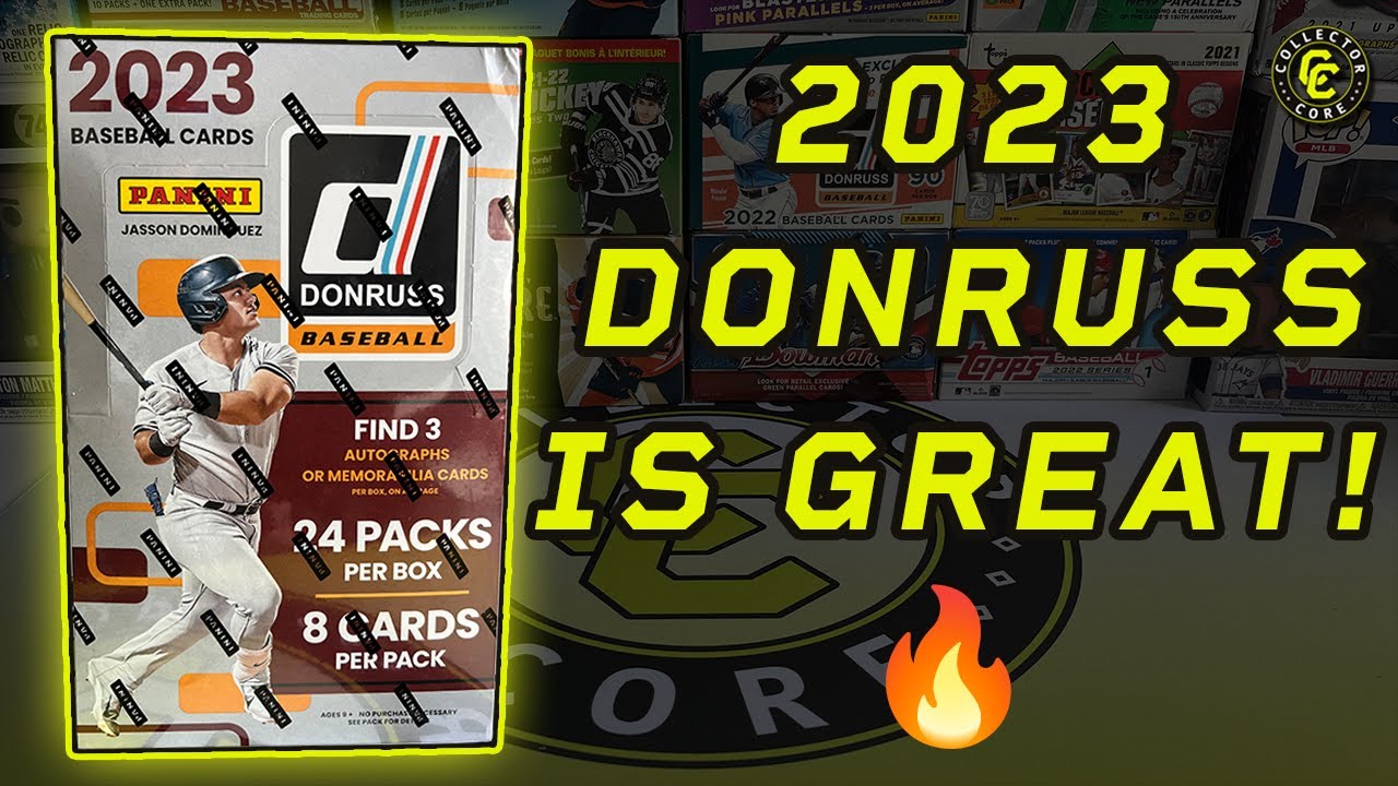 This Product Is Actually Great! 2023 Donruss Baseball Hobby Box Opening!
