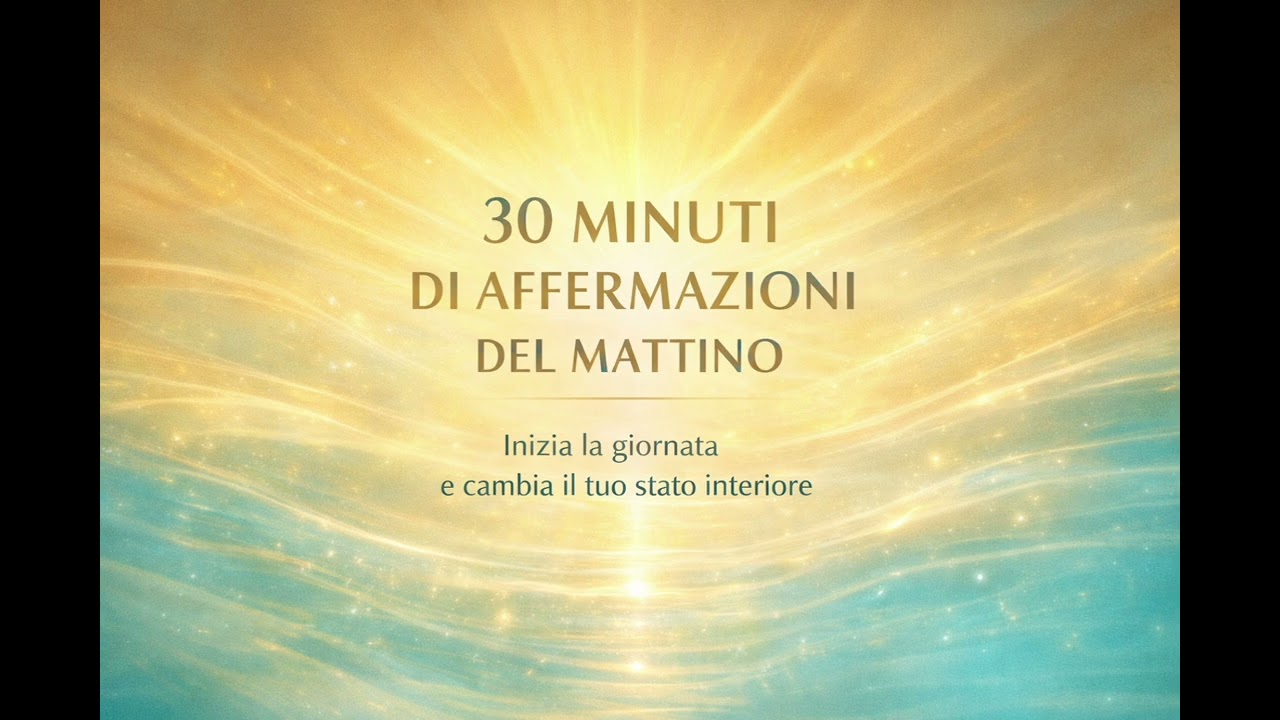 Affermazioni del mattino 30 minuti - Inizia la giornata con energia e positività 