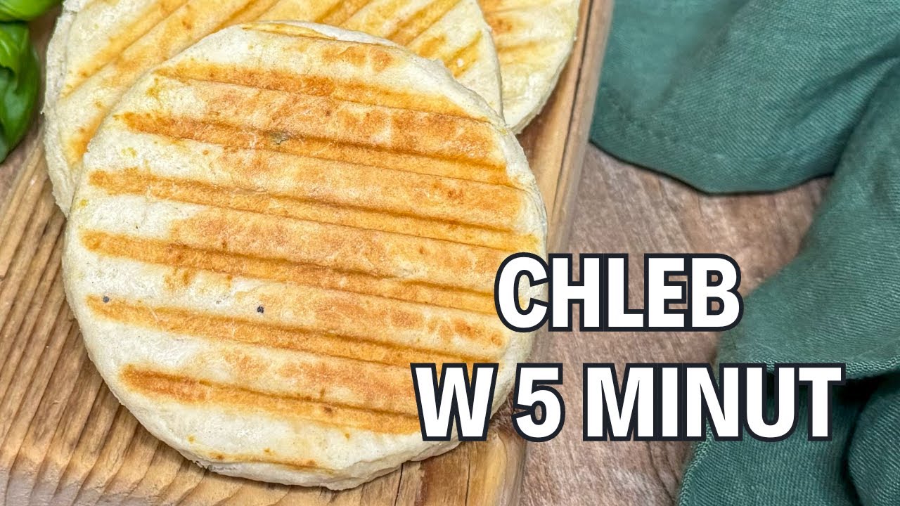 Chleb z Patelni &ndash; Przepis na Szybki i Pyszny Chleb w 15 Minut! | jedz pysznie