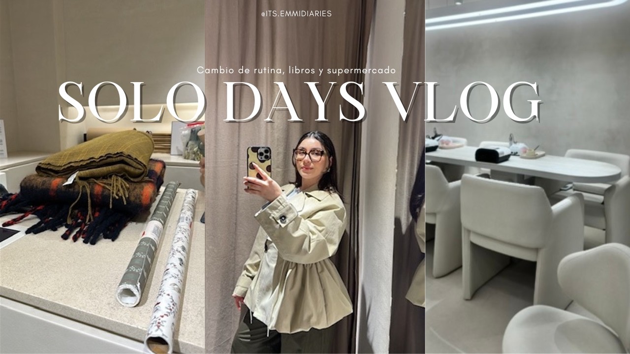 Rediseñando mi rutina para una vida mas feliz | uñas, supermercado y tiempo conmigo 🕯️📖💅🏻