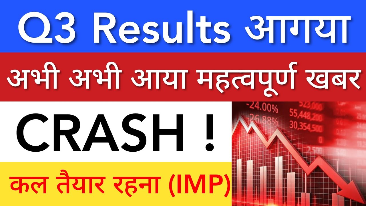 Q3 RESULTS 🔴 SHARE MARKET NEWS TODAY | STOCK MARKET INDIA