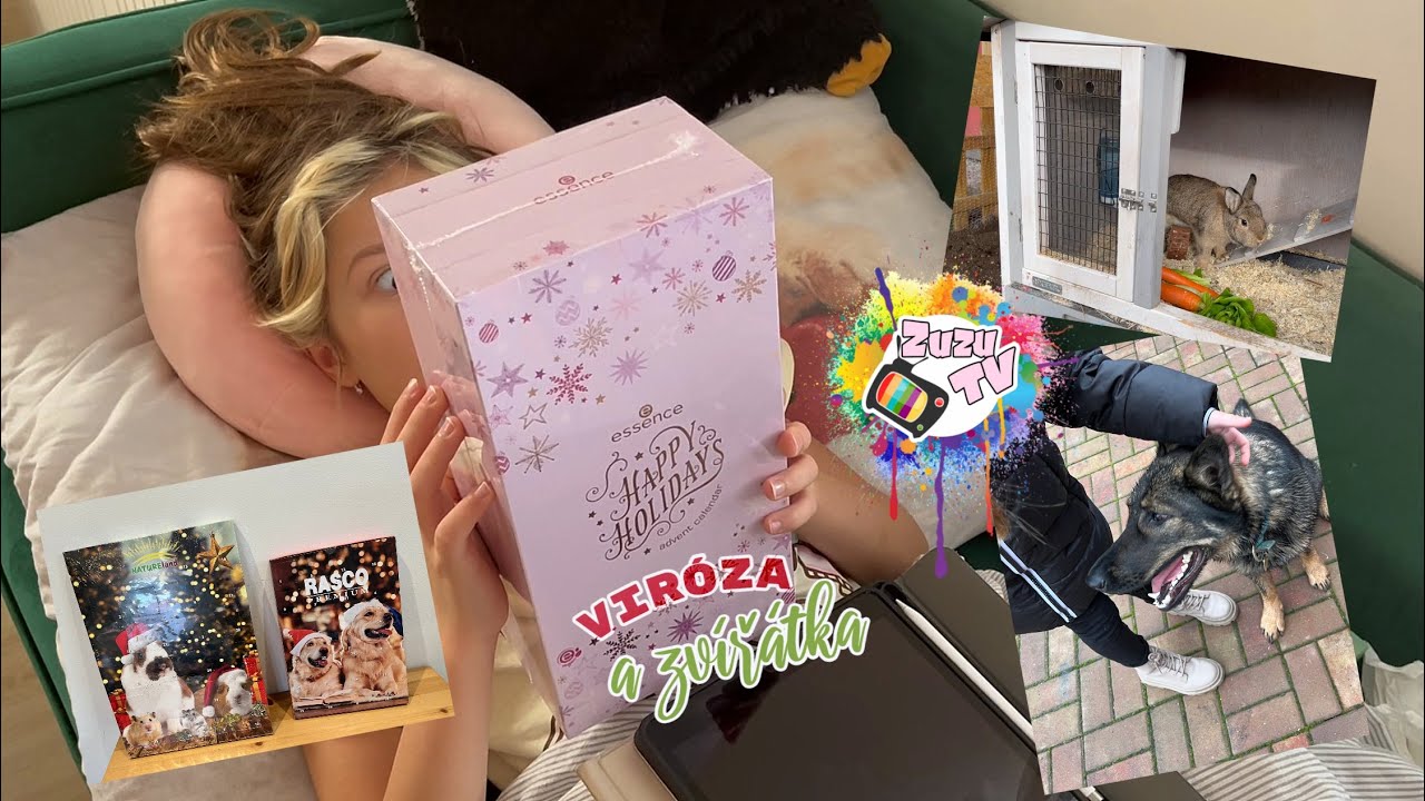 ZuzuTV FAMILY VLOG 👨‍👩‍👧 - VIRÓZA 🤧 A ZVÍŘÁTKA 🐶🐰
