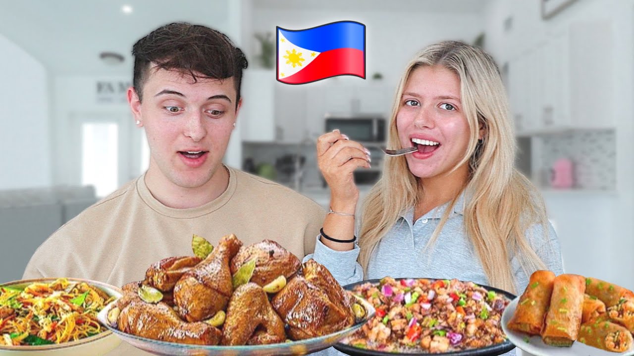 Пробую НАСТОЯЩУЮ филиппинскую еду в ВПЕРВЫЕ!!