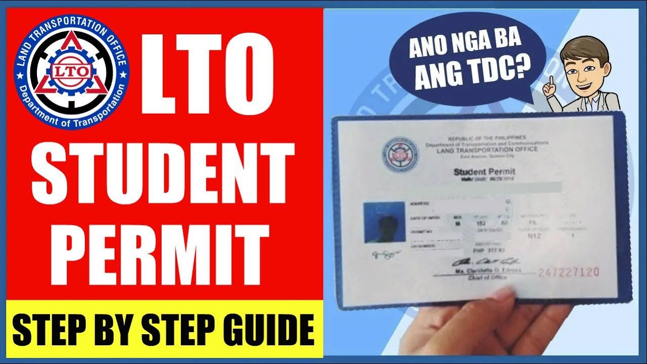 PAANO KUMUHA NG STUDENT PERMIT | STEP BY STEP GUIDE with TDC FAQS