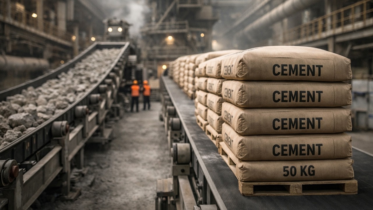 Inside Mega Factories: The Satisfying Process of Cement Production