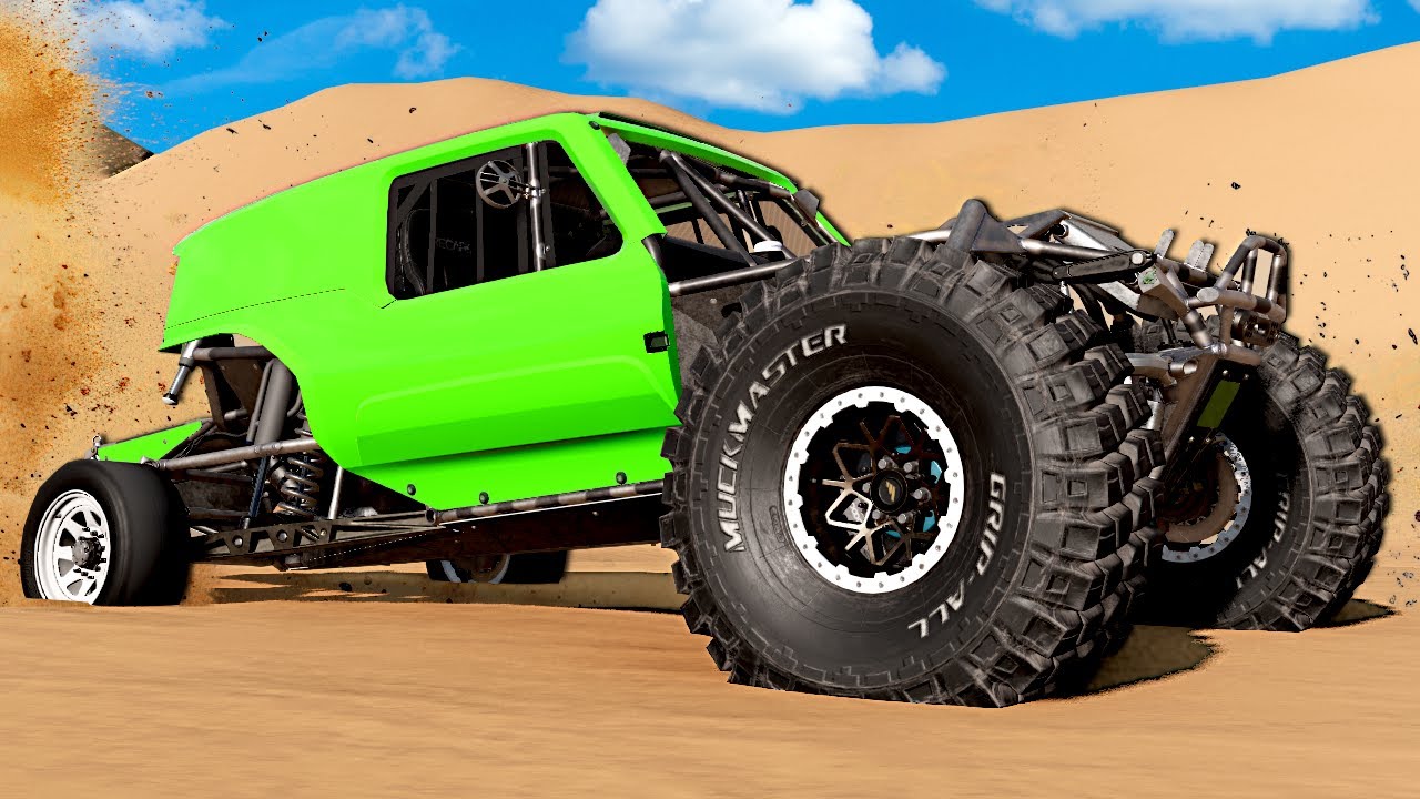 WEIRD CARS IN SAND DUNES! (BeamNG)