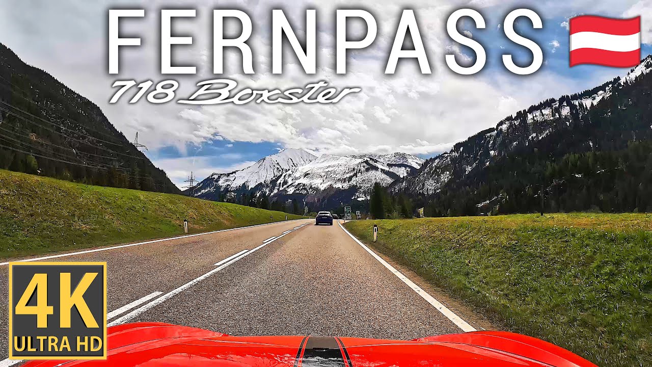 Driving Fernpass - Vils to Nassereith - PORSCHE 718 Boxster | Austria [4K]