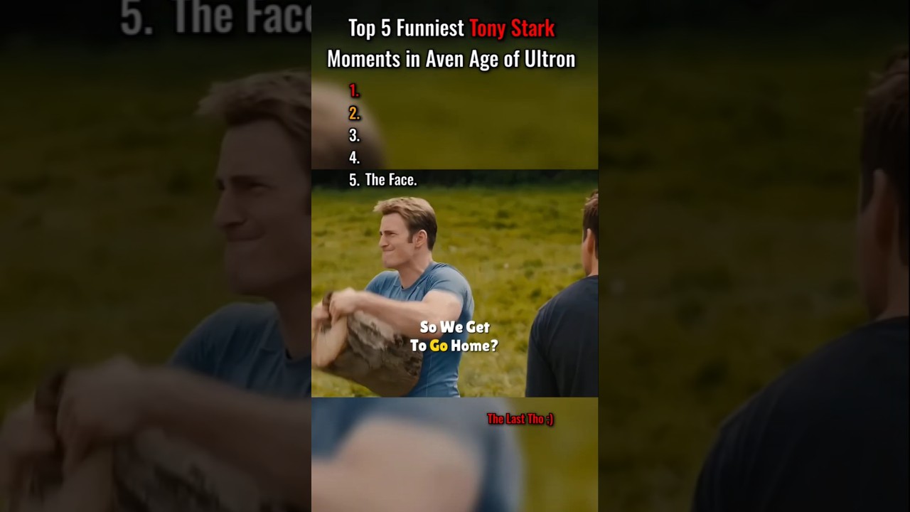 Top 5 Funniest Tony Stark Moments in Avengers Age of Ultron. 🤣