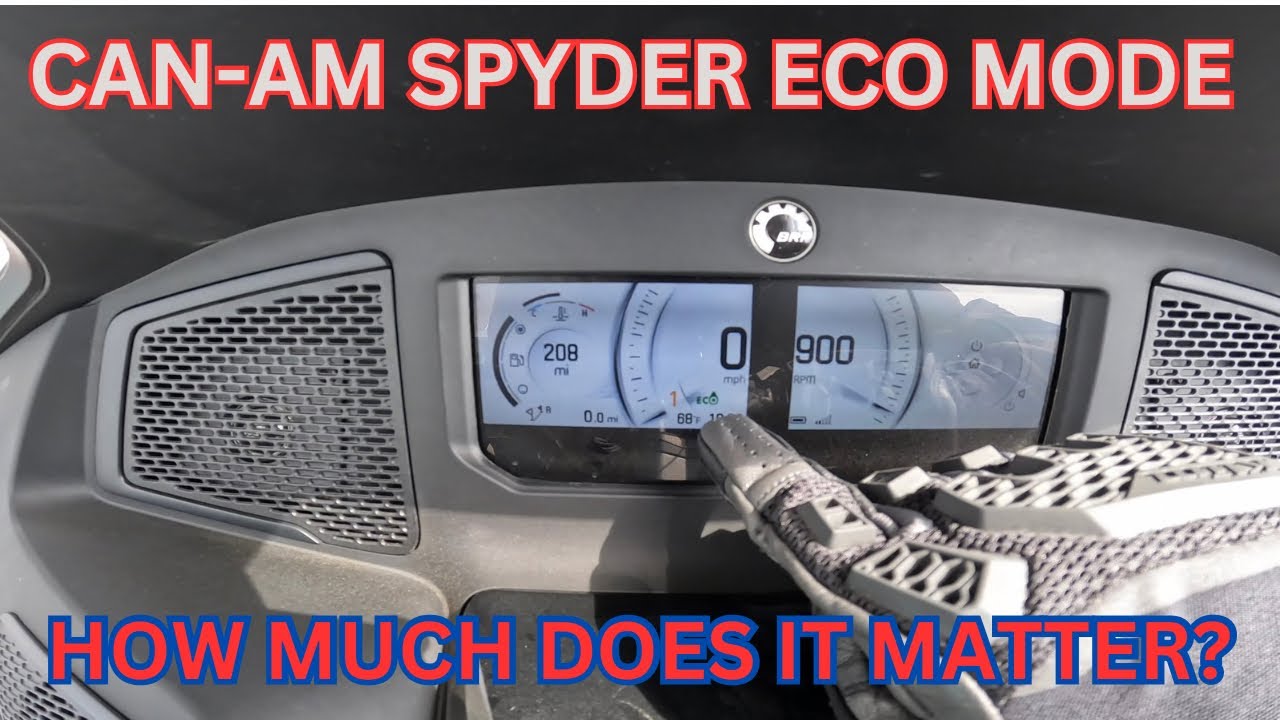 Режим ECO на Can-Am Spyder RT Limited