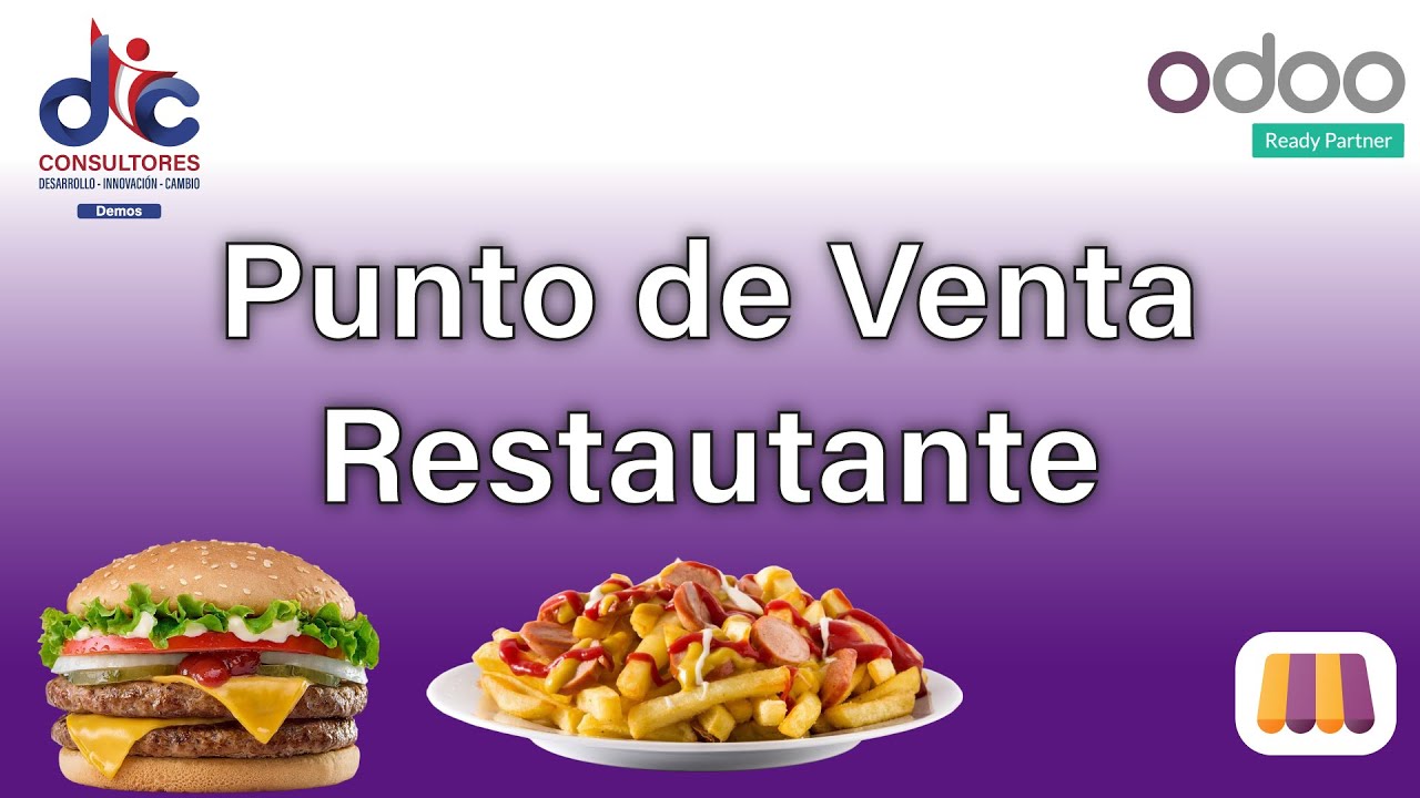 Administra tu restaurante desde Odoo. Módulo Punto de Venta Odoo. Módulo Punto de Venta Restaurante