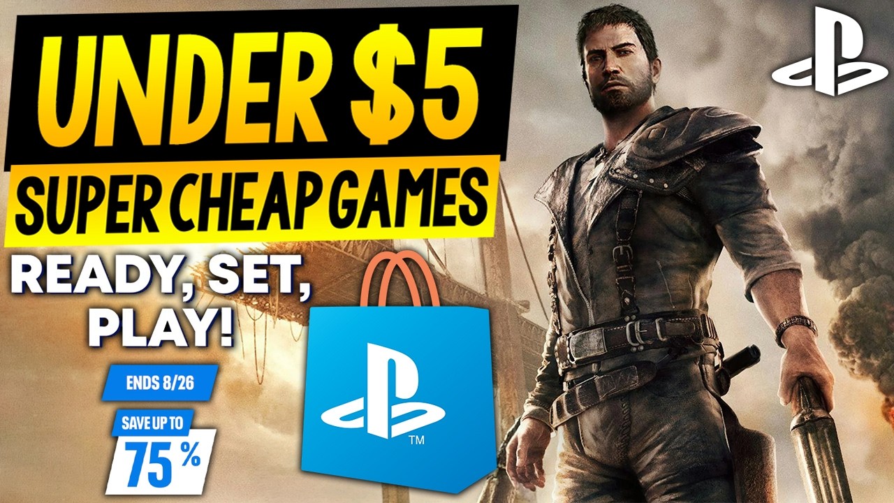 15 КРУТЫХ игр в PSN ДО $5! Распродажа &laquo;Ready Set Play&raquo; в PSN: СУПЕРДЕШЕВЫЕ игры для PS5/PS4, кото...
