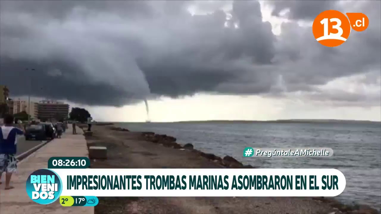 &iexcl;Impresionantes trombas marinas en el sur! | Bienvenidos