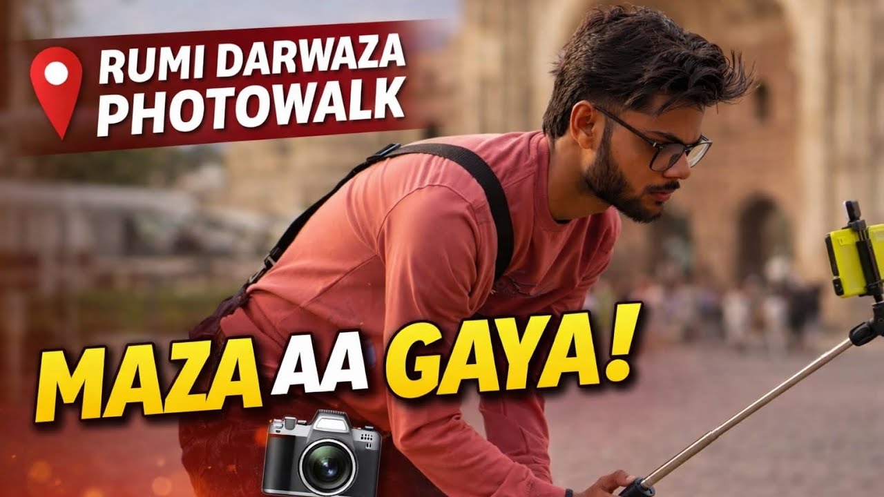 Lucknow Photowalk at Rumi Darwaza 📸 | Street Photography Vlog | Mazaa Aa Gaya