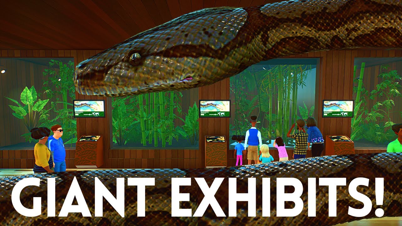 Making GIANT Exhibits for a Reptile House