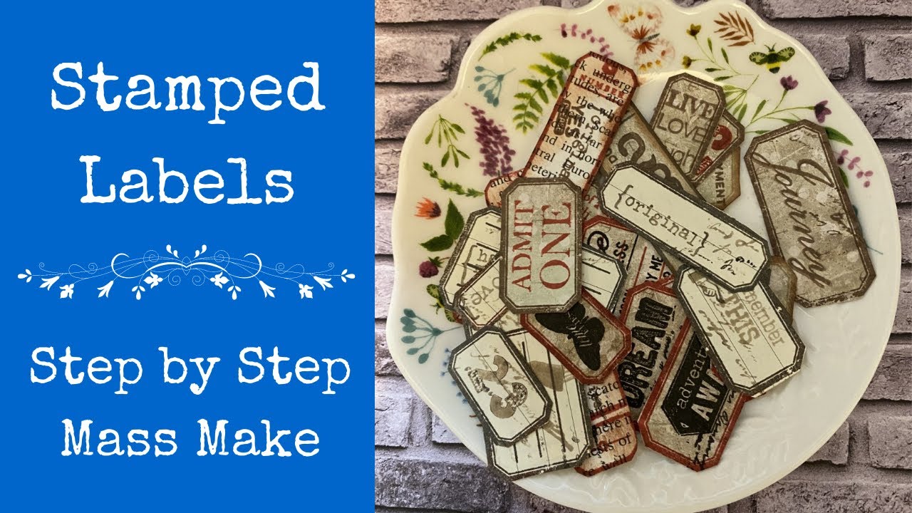 Stamped Labels | Step by Step | Mass Make | Use Your Stamps