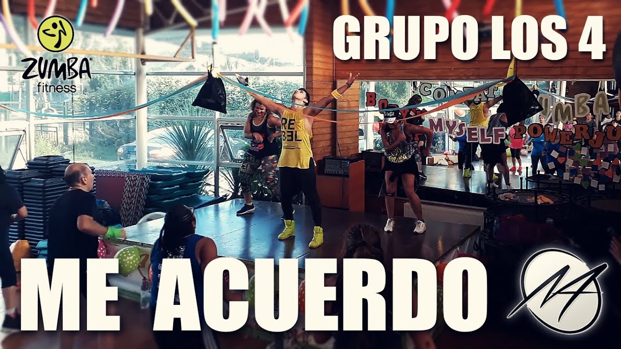 ME ACUERDO - Los 4 | Salsa | Mauri Alejandro  | Coreografía de Zumba