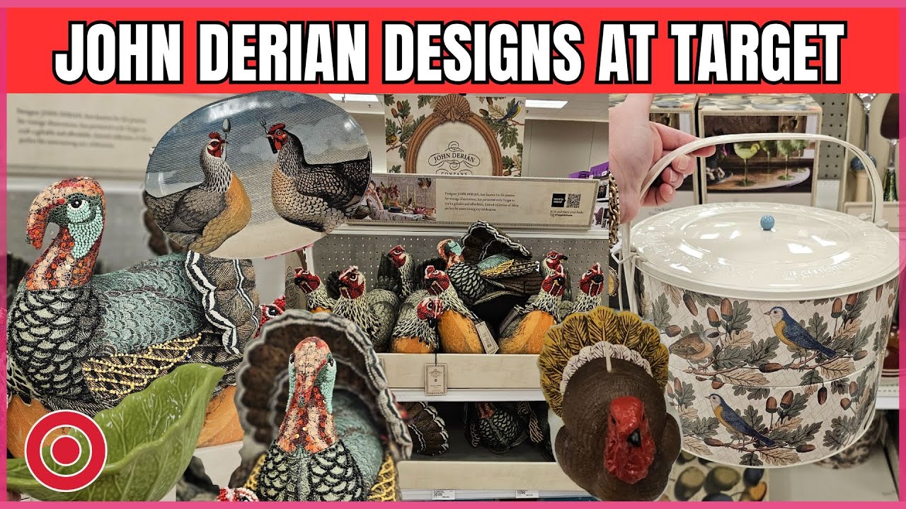 TARGET STORE WALK THRU OF THE BEAUTIFUL JOHN DERIAN THANKSGIVING COLLECTION #target #targethaul