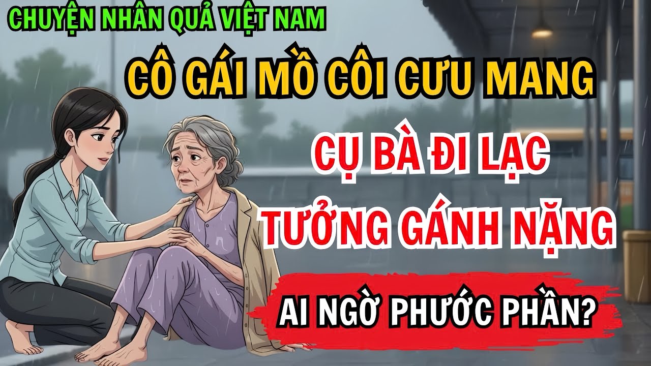Cô Gái Mồ Côi Cưu Mang Bà Cụ Đi Lạc, Tưởng Là Gánh Nặng, Ai Ngờ Phước Phần Đổi Đời | Chuyện Nhân Quả