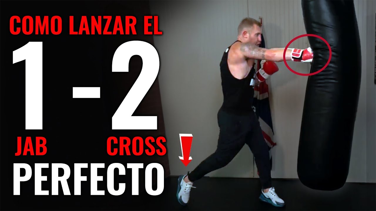 Como lanzar el 1 - 2 en boxeo - Jab cross en boxeo