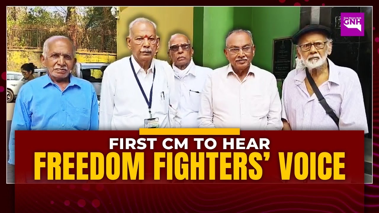 Freedom Fighters Meet CM Pramod Sawant