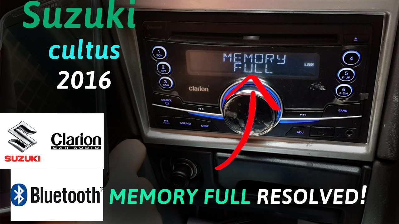 как очистить память Bluetooth на Clarion Audio