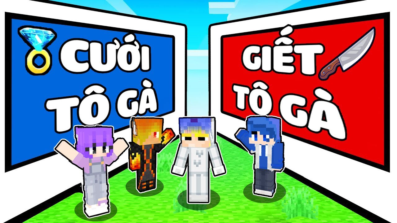 Bạn Sẽ Chọn Cưới Tô Gà Hay Tiêu Diệt Tô Gà Trong Minecraft? 💍 🔪