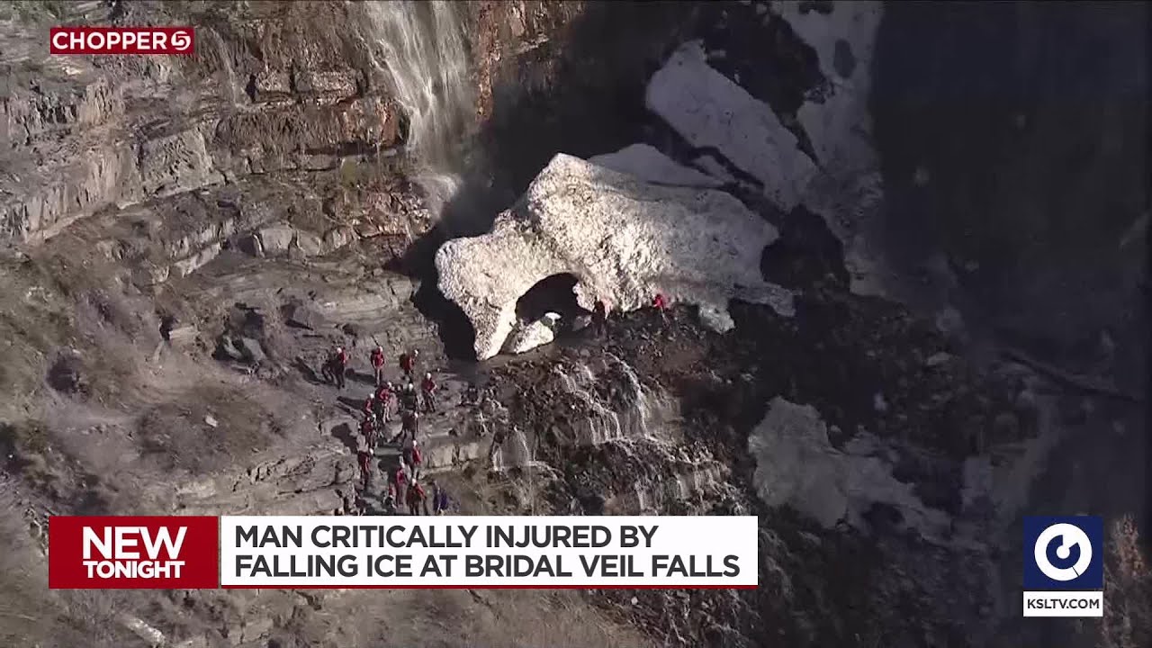 Man rescued with critical injuries after falling from Bridal Veil Falls