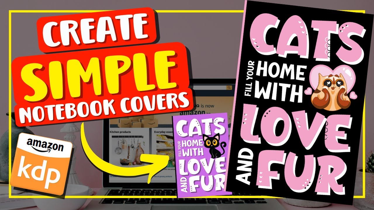 How To Create A Simple Notebook Cover For Amazon KDP Using Canva