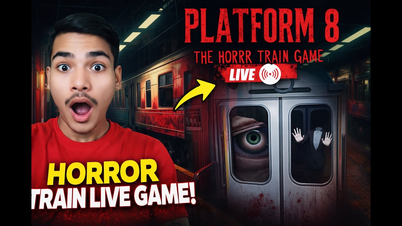 🚆 LIVE JAPANESE HORROR TRAIN 😱 | Platform 8 Nightmare| #LIVE #GAMINGLIVE