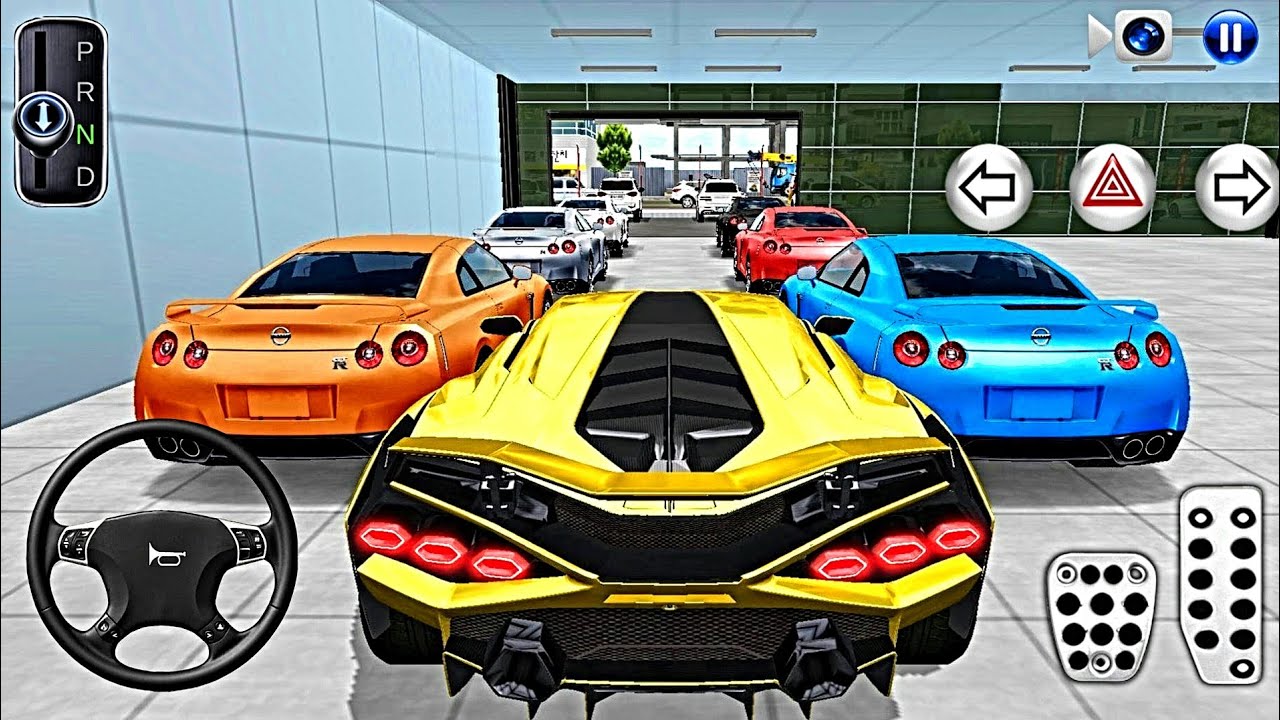 New Golden LUXURY Lamborghini Parking in Car Shop 🚗 3D Driving Class 2025 🚀 Best Android Gameplay🎮