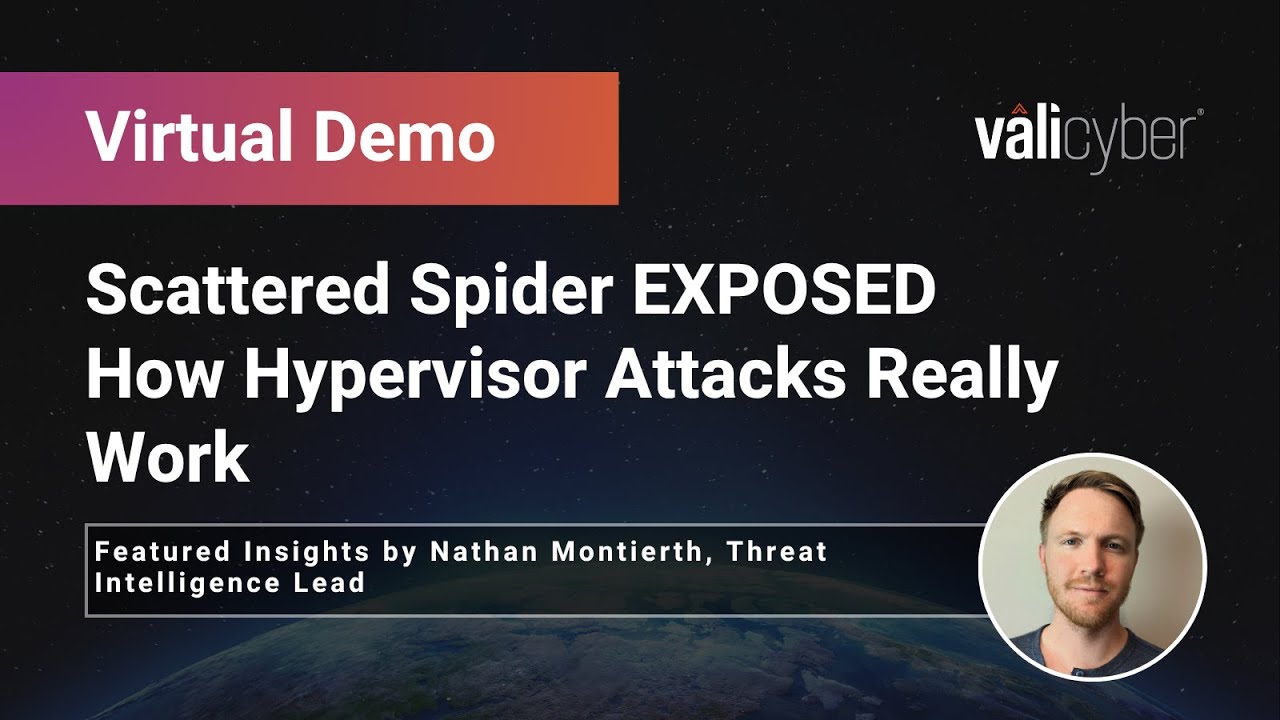 Vali Cyber: Breaking Down the Scattered Spider ESXi Attack Chain