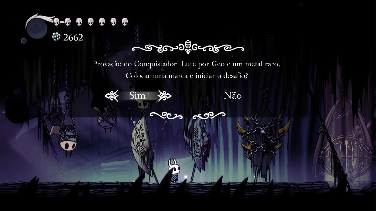 Hollow Knight coliseu Dos tolos