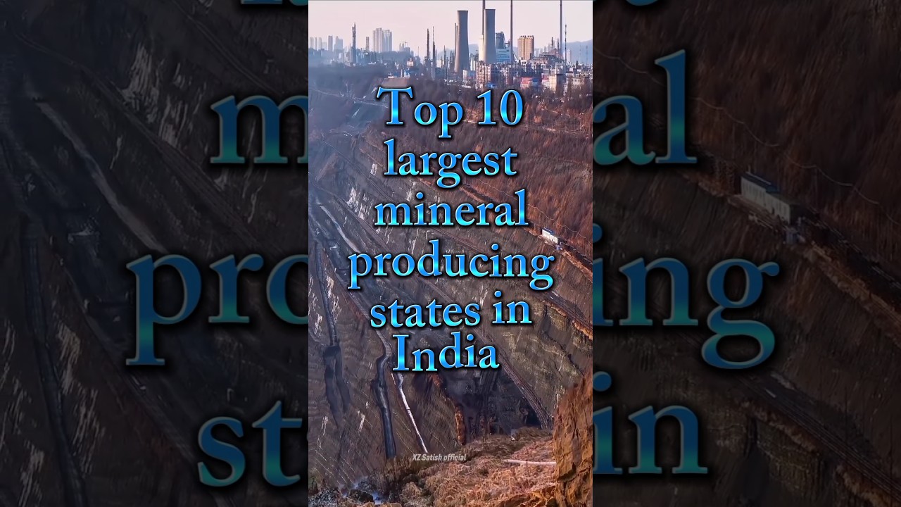 Top 10 largest mineral producing state's in India #top10 #minerals #jharkhand #odisha #karnataka
