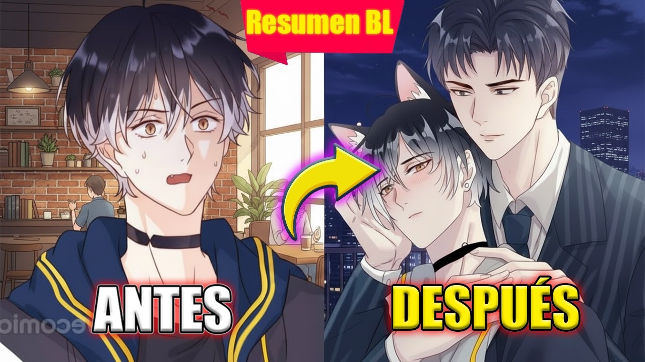 RECOGIÓ UN GATITO DE LA CALLE SIN SABER QUE ERA SU NUEVO DUEÑO - RESUMEN BL MANHWA