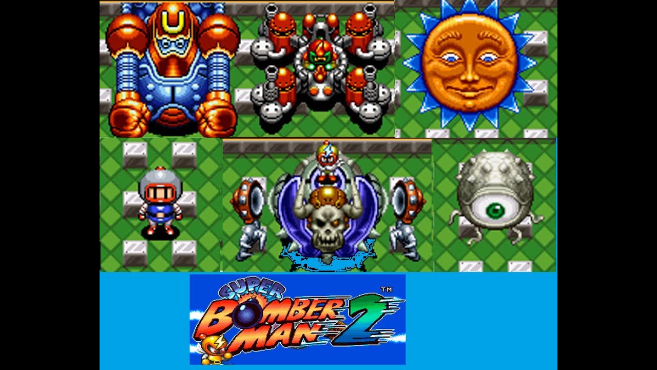 Super Bomberman 2 - Todos os Chefes