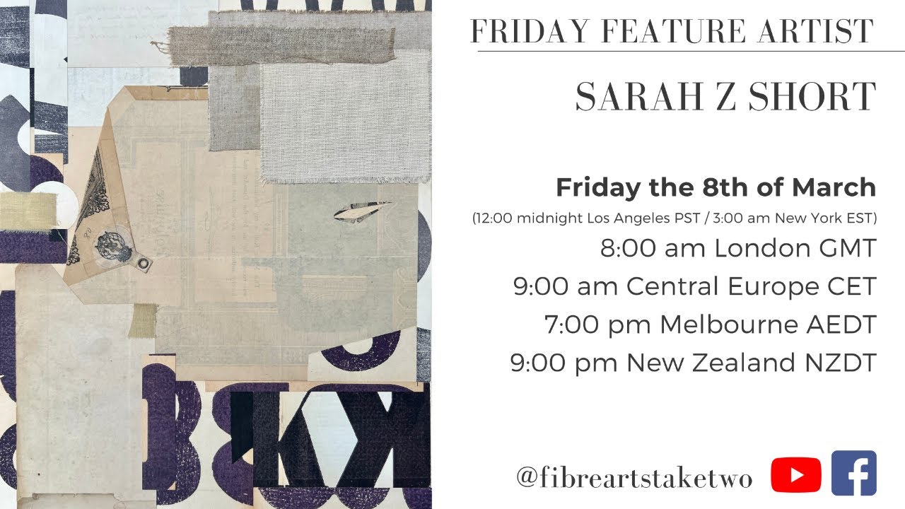 Friday Feature Artist -  Sarah Z Short