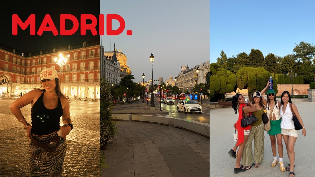 Girls trip to Madrid — Euro summer Pt. 3| Retiro Park, Plaza Mayor, Cafes, Clubbing & Shopping