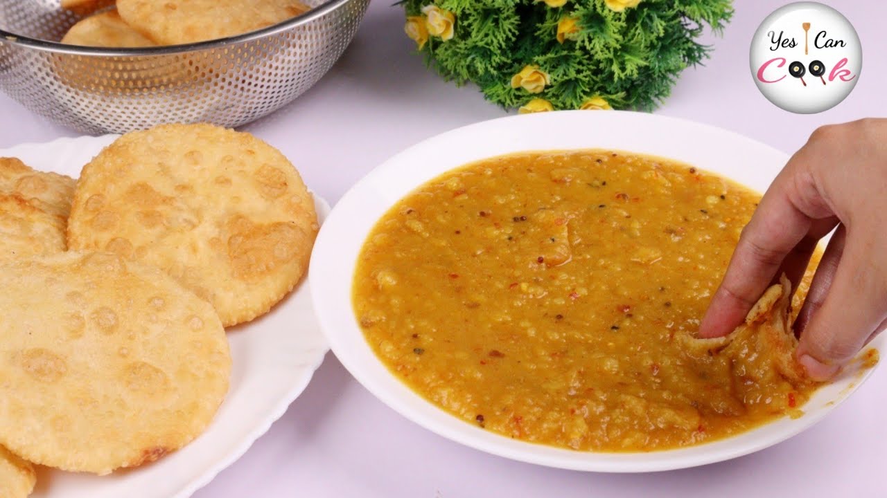 Daal Kachori & Aloo ki Tarkari ❗ Karachi Street Food Recipe by (YES I CAN COOK)